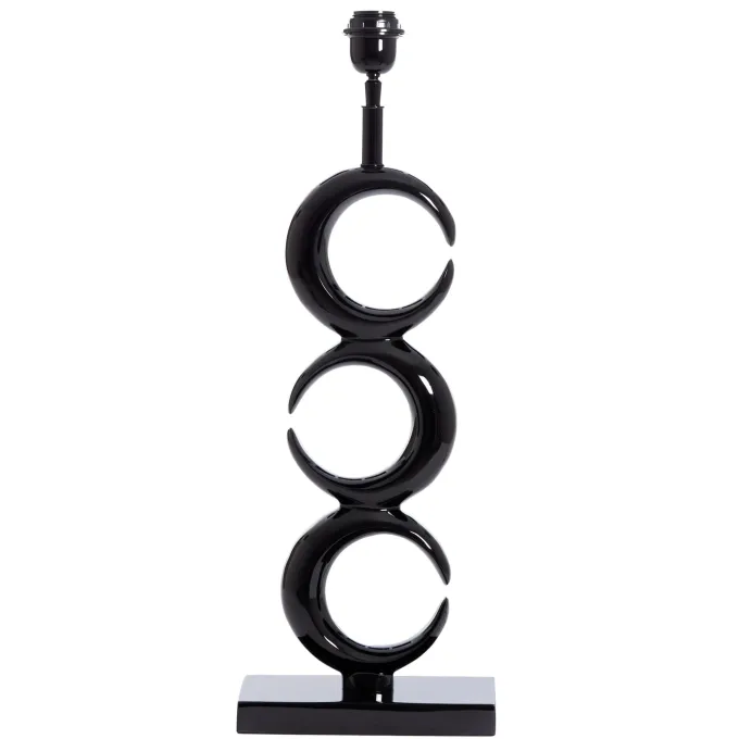 Light en Living Lampvoet 23x13x65 cm MAAN glanzend zwart