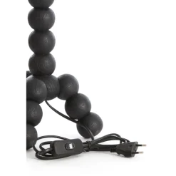 Light en Living Lampvoet 20x20x40 cm VEGLIO hout zwart
