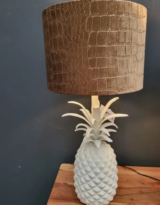 Light en Living Lampvoet 20x19x42 cm PINEAPPLE crème