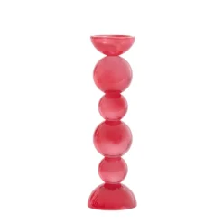 Light en Living Light & Living Kaarsenhouder ITINGA Ø9,5x34 cm - Glas - Melk Koraal