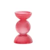 Light en Living Light & Living Kaarsenhouder ITINGA - Glas - Melk Koraal - Ø9,5x15,5 cm