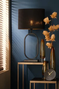 Light en Living Light & Living Lampvoet JAMIRI - 21x10x45 cm - Mat Zwart