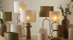 Light en Living Light & Living Lampvoet LUTIKA 23x11,5x46 cm - Licht Goud
