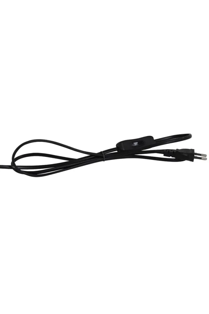 Light en Living Light & Living Lampvoet LUTIKA - Mat Zwart - 23x11,5x46 cm