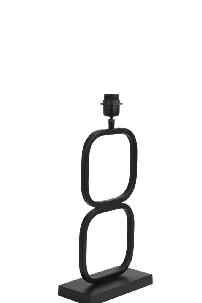 Light en Living Light & Living Lampvoet LUTIKA - Mat Zwart - 23x11,5x46 cm