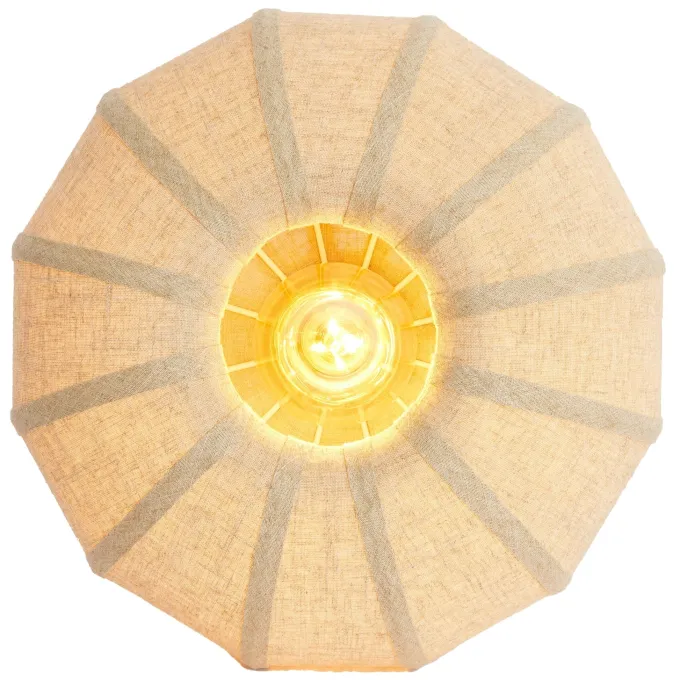 Light en Living Light & Living Plafondlamp ZOSIA Ø50x24,5 cm - Linnen Naturel