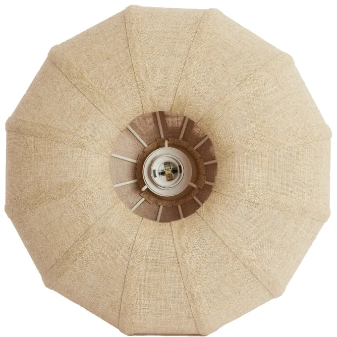 Light en Living Light & Living Plafondlamp ZOSIA Ø50x24,5 cm - Linnen Naturel