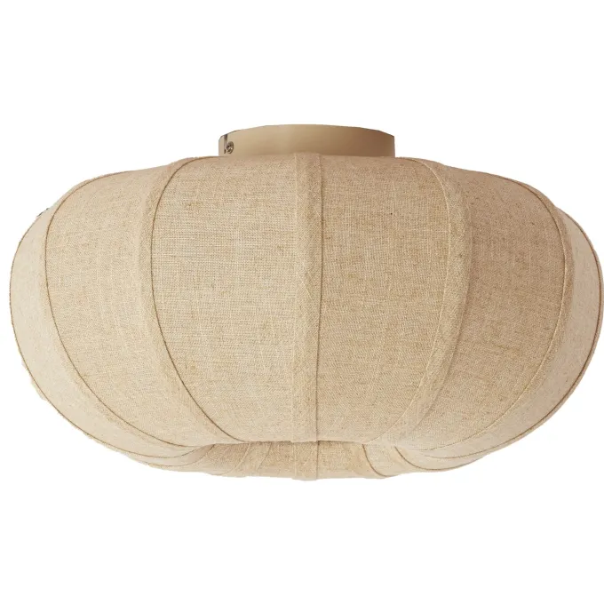 Light en Living Light & Living Plafondlamp ZOSIA Ø50x24,5 cm - Linnen Naturel