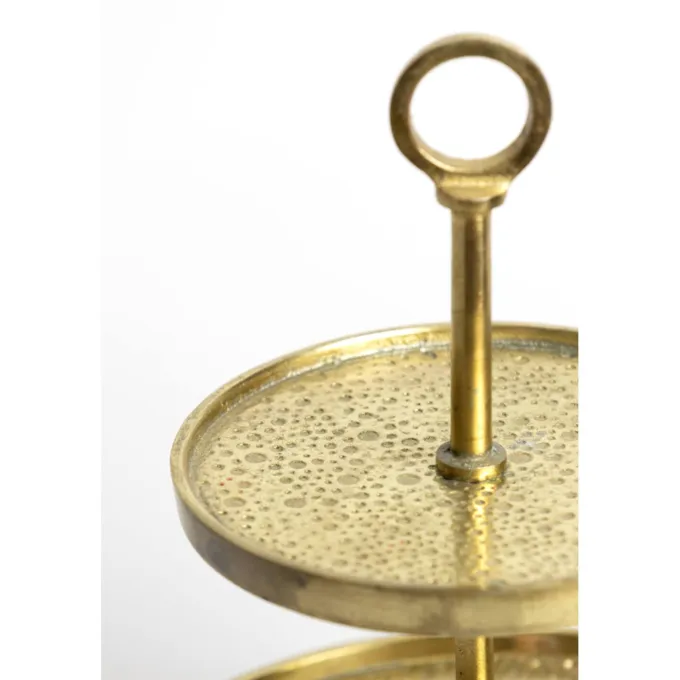 Light en Living Luxe Etagère 2-laags LUTEK Goud – Light & Living