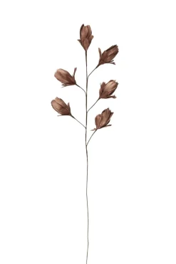 Light en Living Ornament 6 bloemen 90 cm TULIP koper