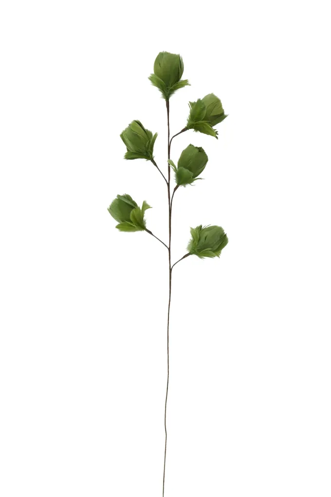 Light en Living Ornament 6 bloemen 90 cm TULIP groen