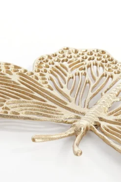 Light en Living Ornament BUTTERFLY goud 26 x 16 x 3 cm