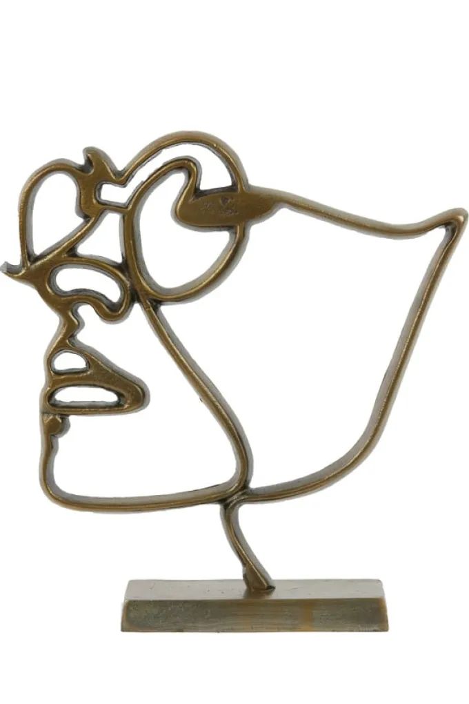 Light en Living Ornament FACE antiek brons - 2 maten beschikbaar