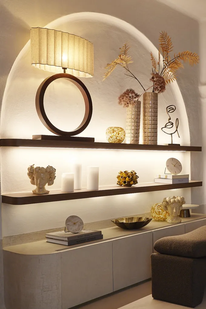 Light en Living Ornament FACE antiek brons - 2 maten beschikbaar