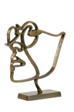 Light en Living Ornament FACE antiek brons - 2 maten beschikbaar