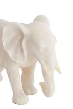 Light en Living Ornament GAJAH 26x11x18 cm Beige – Olifant Beeldje | Light & Living