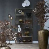 Light en Living Ornament in pot 152x90x152 cm BAMBOO metallic donker brons