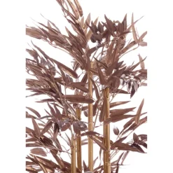 Light en Living Ornament in pot 152x90x152 cm BAMBOO metallic donker brons