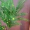 Light en Living Ornament LED 110 cm FEATHER donker groen