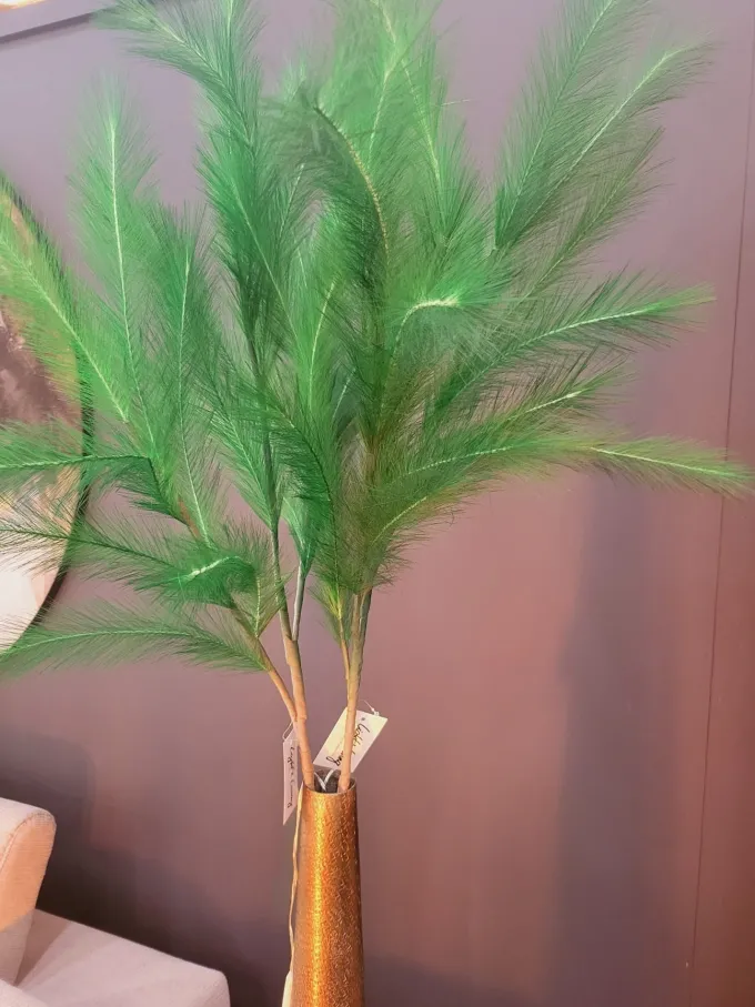 Light en Living Ornament LED 110 cm FEATHER donker groen