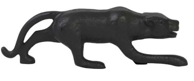 Light en Living Ornament Luipaard Mat Zwart 21 cm - Light & Living
