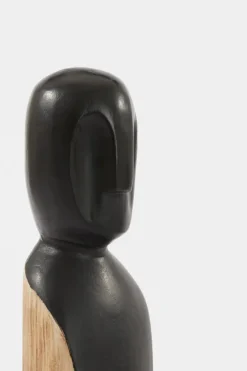 Light en Living Ornament LUMUNA hout naturel/zwart 11,5 x 12 x 41 cm