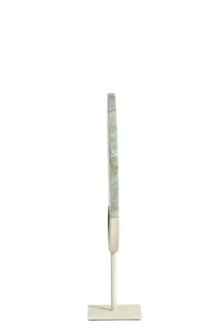 Light en Living Ornament op voet 35x12x50 cm GOUYA in Groen Agaat en Crème