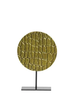 Light en Living Ornament op voet PERSEGA antiek brons - 2 maten