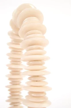 Light en Living Ornament op voet 10x22x40 cm RING zand