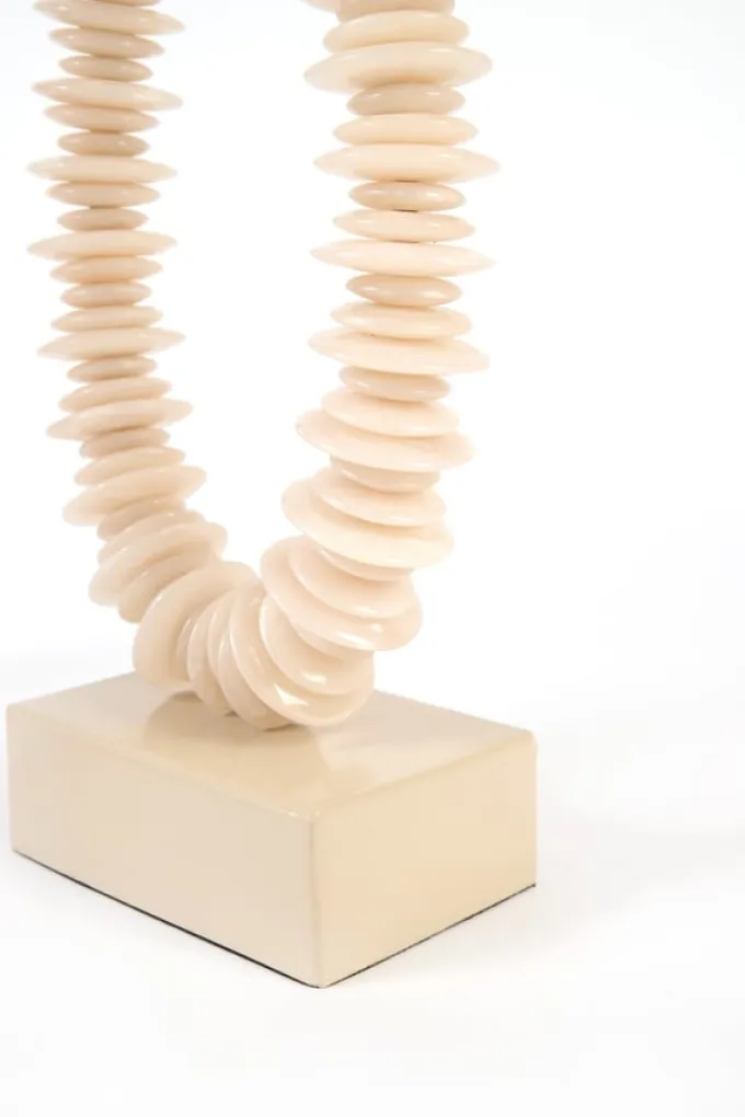 Light en Living Ornament op voet 10x22x40 cm RING zand