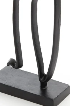 Light en Living Ornament op voet Pinguïn mat zwart - Stijlvol metalen woonaccessoire