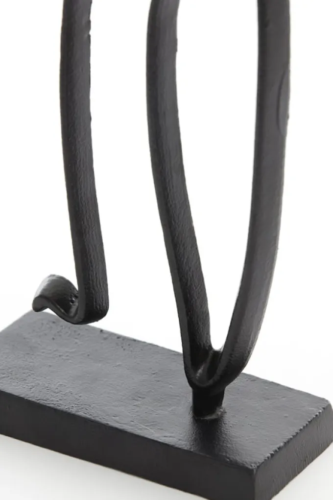 Light en Living Ornament op voet Pinguïn mat zwart - Stijlvol metalen woonaccessoire
