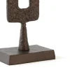 Light en Living Ornament op voet 23,5x10x54 cm VEX donker bruin