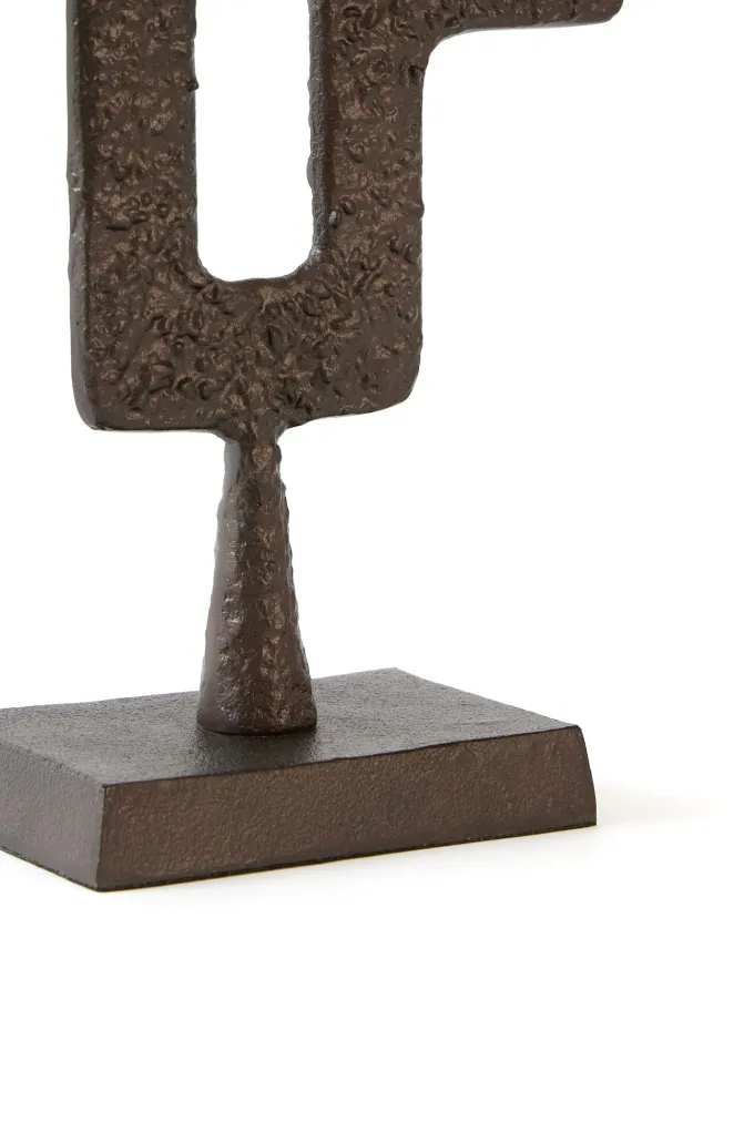 Light en Living Ornament op voet 23,5x10x54 cm VEX donker bruin
