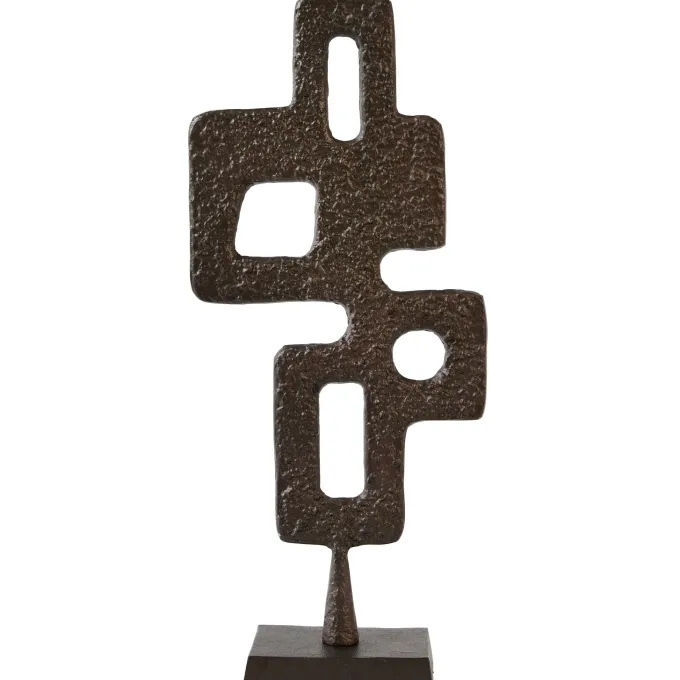 Light en Living Ornament op voet 23,5x10x54 cm VEX donker bruin