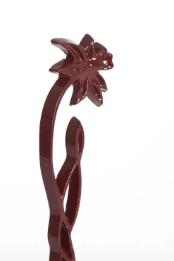 Light en Living Ornament op voet 13x8x30 cm DAFFODIL glans bordeaux