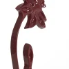 Light en Living Ornament op voet 12x7,5x40 cm DAFFODIL glans bordeaux
