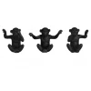 Light en Living Ornament S/3 Aap Horen Zien Zwijgen zwart