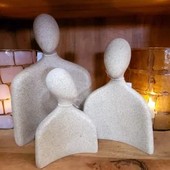Light en Living Ornament 15x6,5x21,5 cm HEAD sand - M