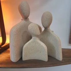 Light en Living Ornament 15x6,5x21,5 cm HEAD sand - M