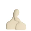 Light en Living Ornament 24x9x24 cm SOLINE keramiek mat creme