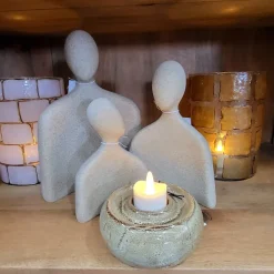 Light en Living Ornament 20x10,5x27 cm HEAD sand - L