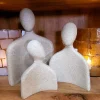 Light en Living Ornament 12x5,5x16 cm HEAD sand - S