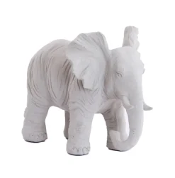 Light en Living Ornament 24x17x20,5 cm ELEPHANT crème