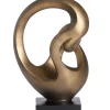 Light en Living Ornament 25x16,5x42,5 cm FELICIA antiek brons + zwart