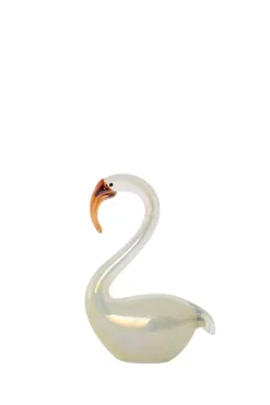 Light en Living Ornament 13x8x20 cm SWAN glas crème
