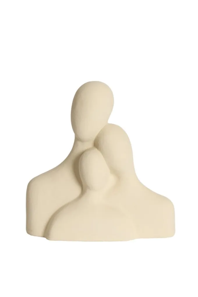Light en Living Ornament 28x13x29 cm SOLINE keramiek mat creme