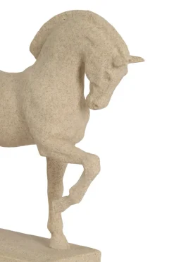 Light en Living Ornament 31x10x29 cm HORSE zand