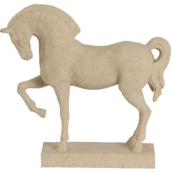 Light en Living Ornament 31x10x29 cm HORSE zand