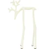 Light en Living Ornament 15x6x25 cm DEER mat crème